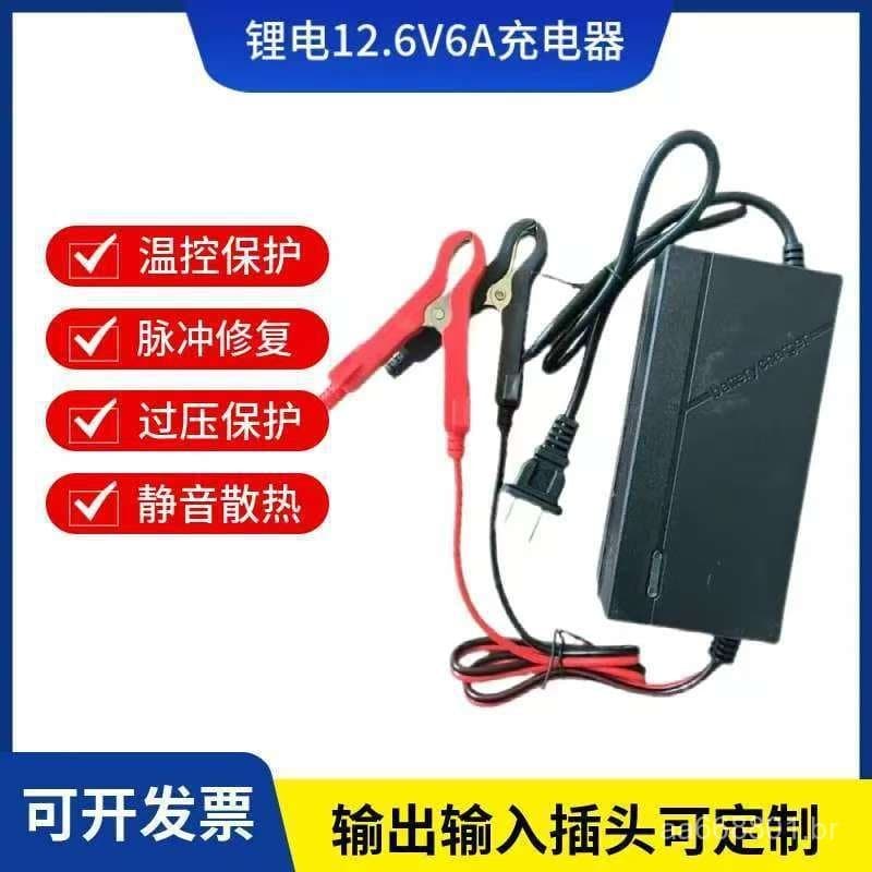 Carregador de bateria de lítio 12V para bateria ternária de íons de lítio 18650, voltagem universal global DWFZ