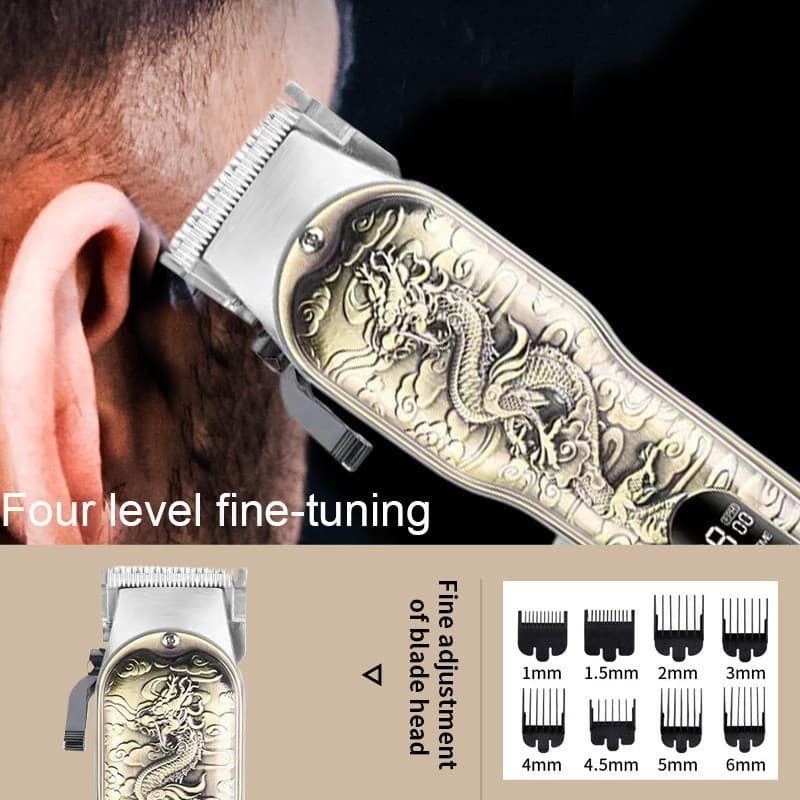 Nova máquina de cortar cabelo profissional masculino salão de cabeleireiro escultura cabeça de óleo clipper cabeleireiro