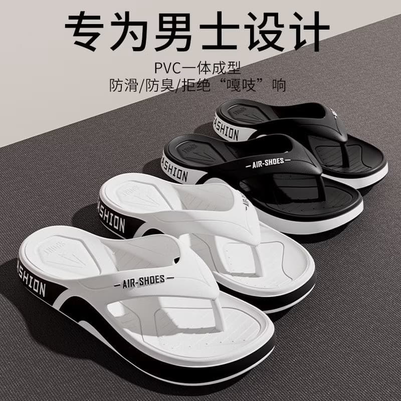 Chinelos masculinos moda confortável leve resistente ao desgaste verão chinelos de sola macia masculino ao ar livre resi