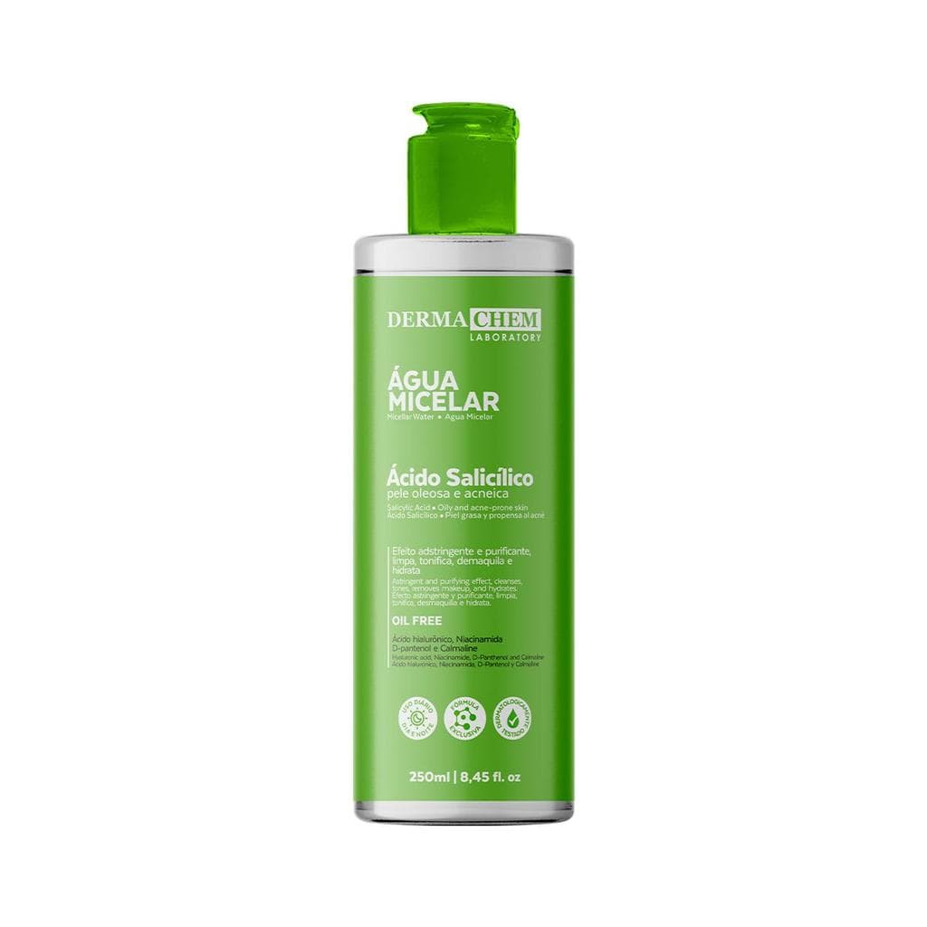 Água Micelar Ácido Salicílico para Pele Oleosa 250ml - Dermachem