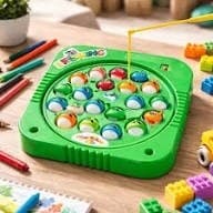 Brinquedo Pega Peixe Infantil Colorido Sortido Diversão Coordenação Mão Olho Crianças
