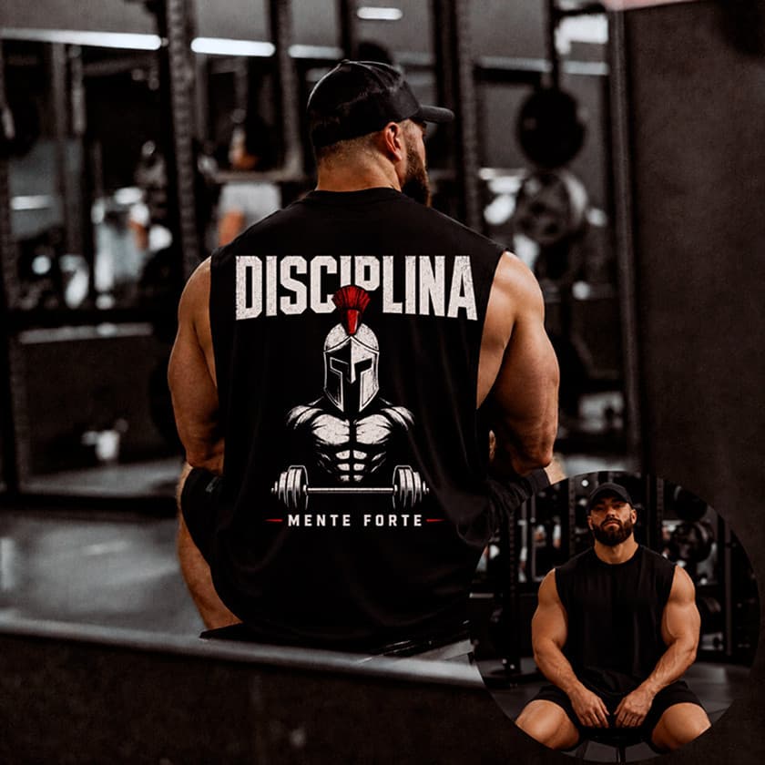 Camiseta Regata  Fitness Disciplina
