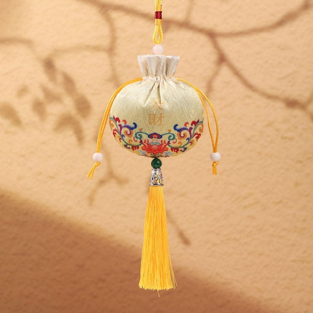 Saco De Saquinho Do Festival Meio Outono , Bolsa De Bênção Estilo Chinês Feito À Mão , Com Borla