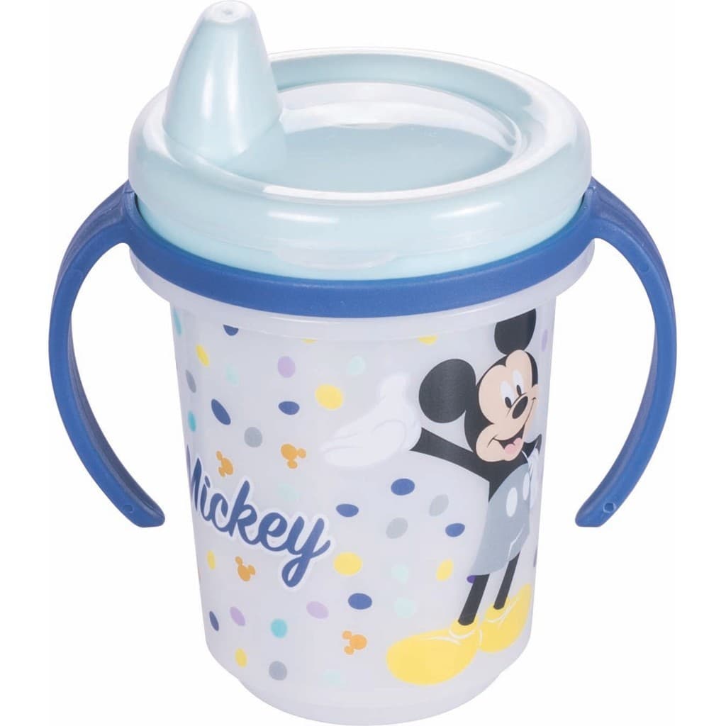 Plasútil Caneca Copo Trio Treinamento Transição Mickey Baby 330ml bebê criança