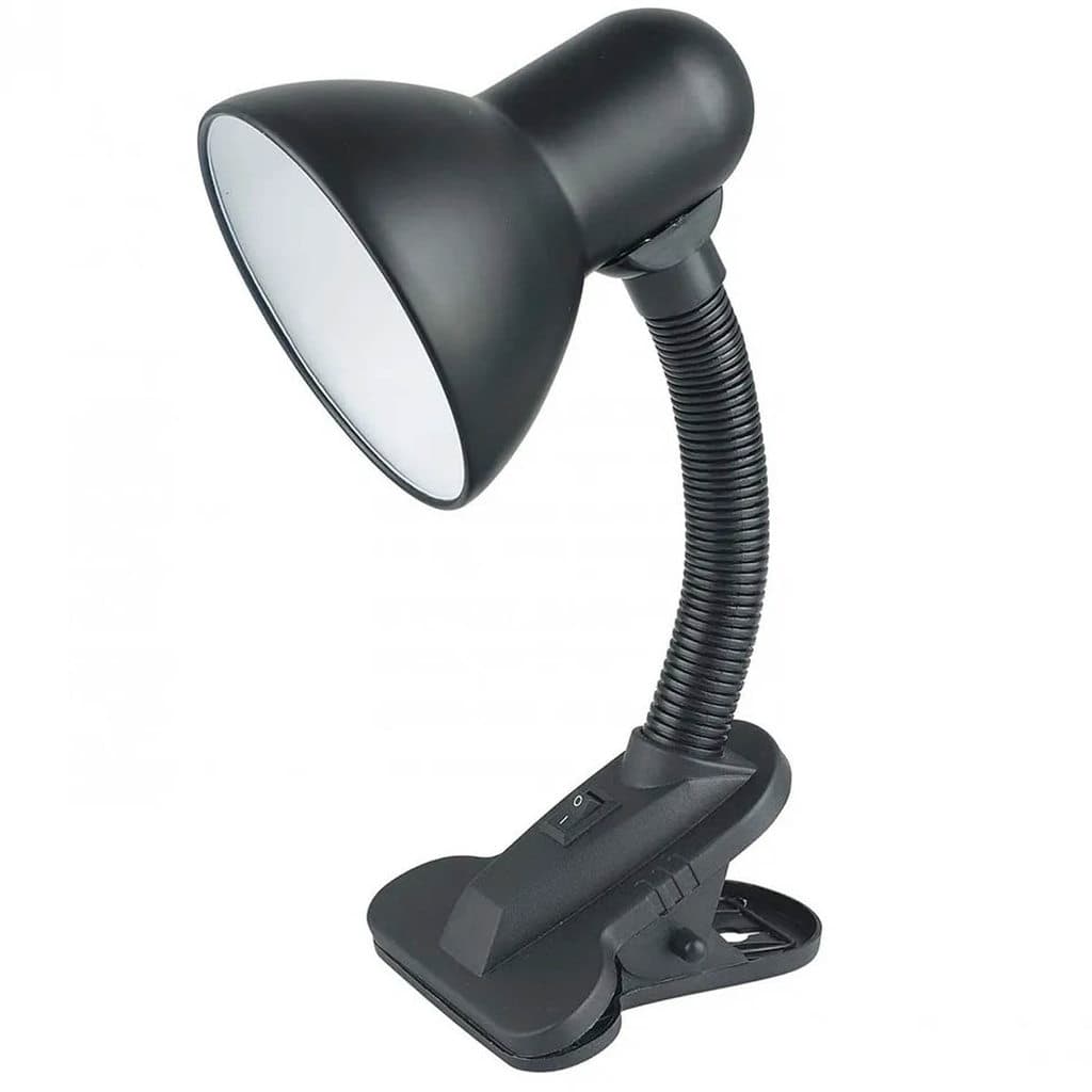 Luminaria Abajur Garra De Mesa Articulada Presilha Haste Flexivel Sala Trabalho Abajur Escritorio