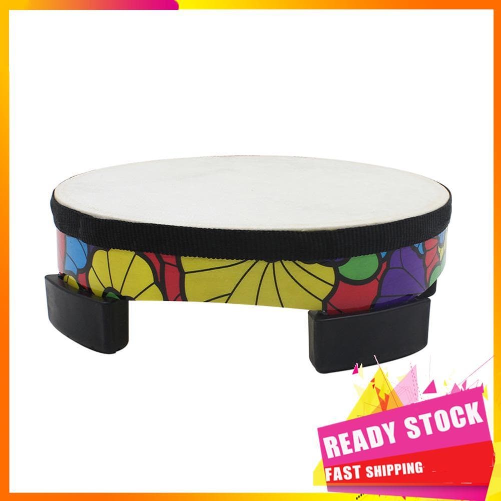 Gfgfgfgg Instrumentos musicais de percussão de tambor tradicional durável e leve para prática infantil