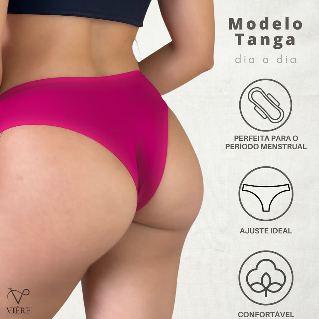 Kit 5 Calcinha de Algodão Feminina Tanga Respirável Calcinhas em  Cotton Cores Sortidas