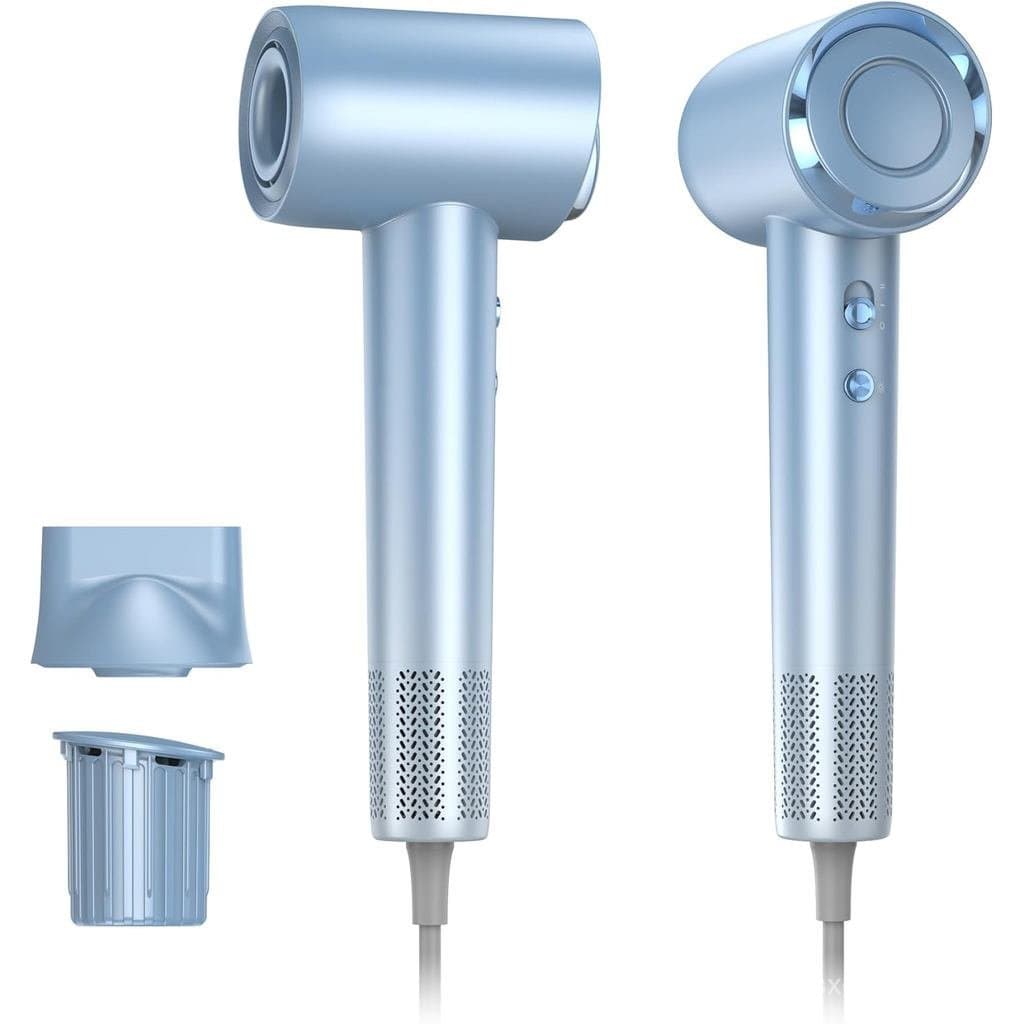 Secador de Cabelo, Secador de Cabelo com Motor Sem Escovas de Alta Velocidade de 130000 RPM para Secagem Rápida, Secador