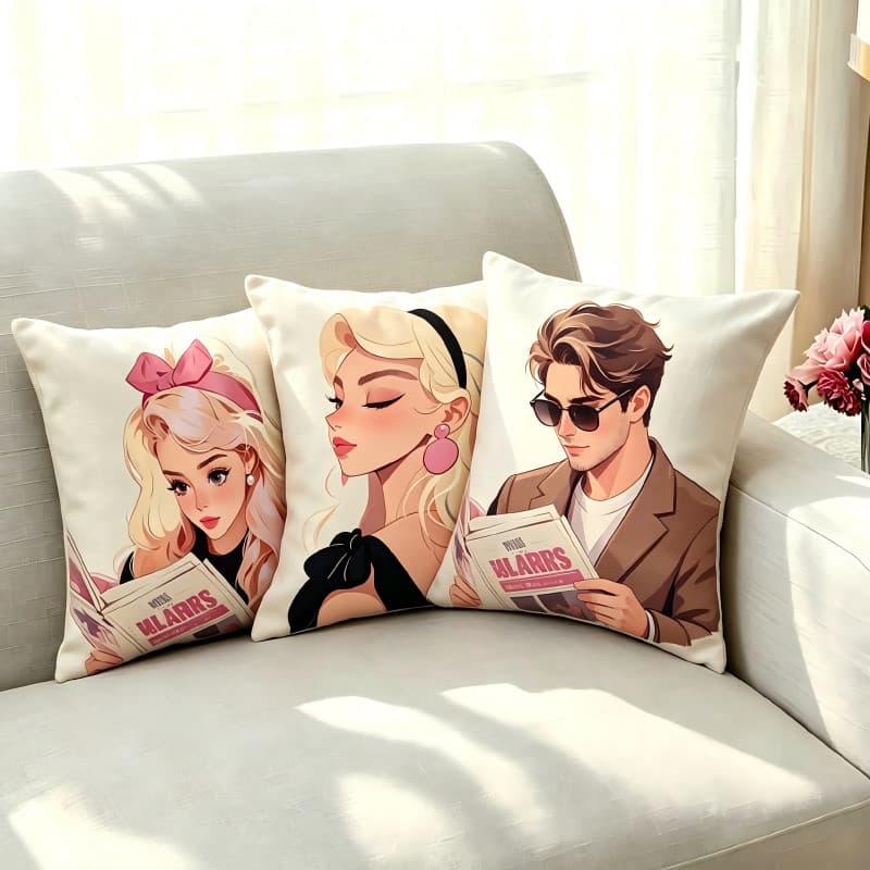 Almofadas Decorativas e Estampadas 40x40cm (0128-0134)