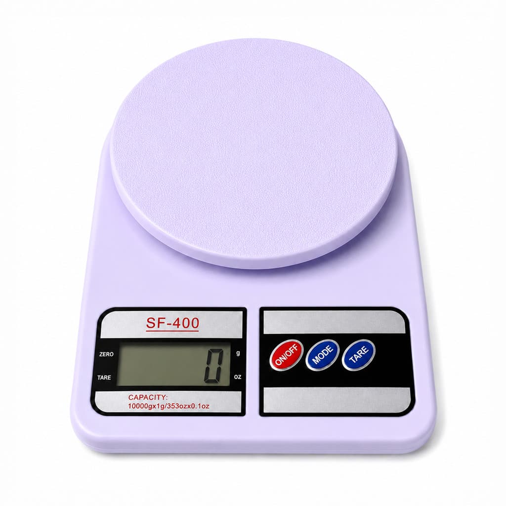 Balança Digital de Cozinha 10kg Graduação de 1g para Pesar Ingredientes e Preparar Receitas