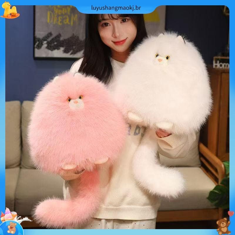 Desenhos animados gato persa boneca brinquedo de pelúcia gato boneca Ragdoll dia das crianças presente aniversário envi