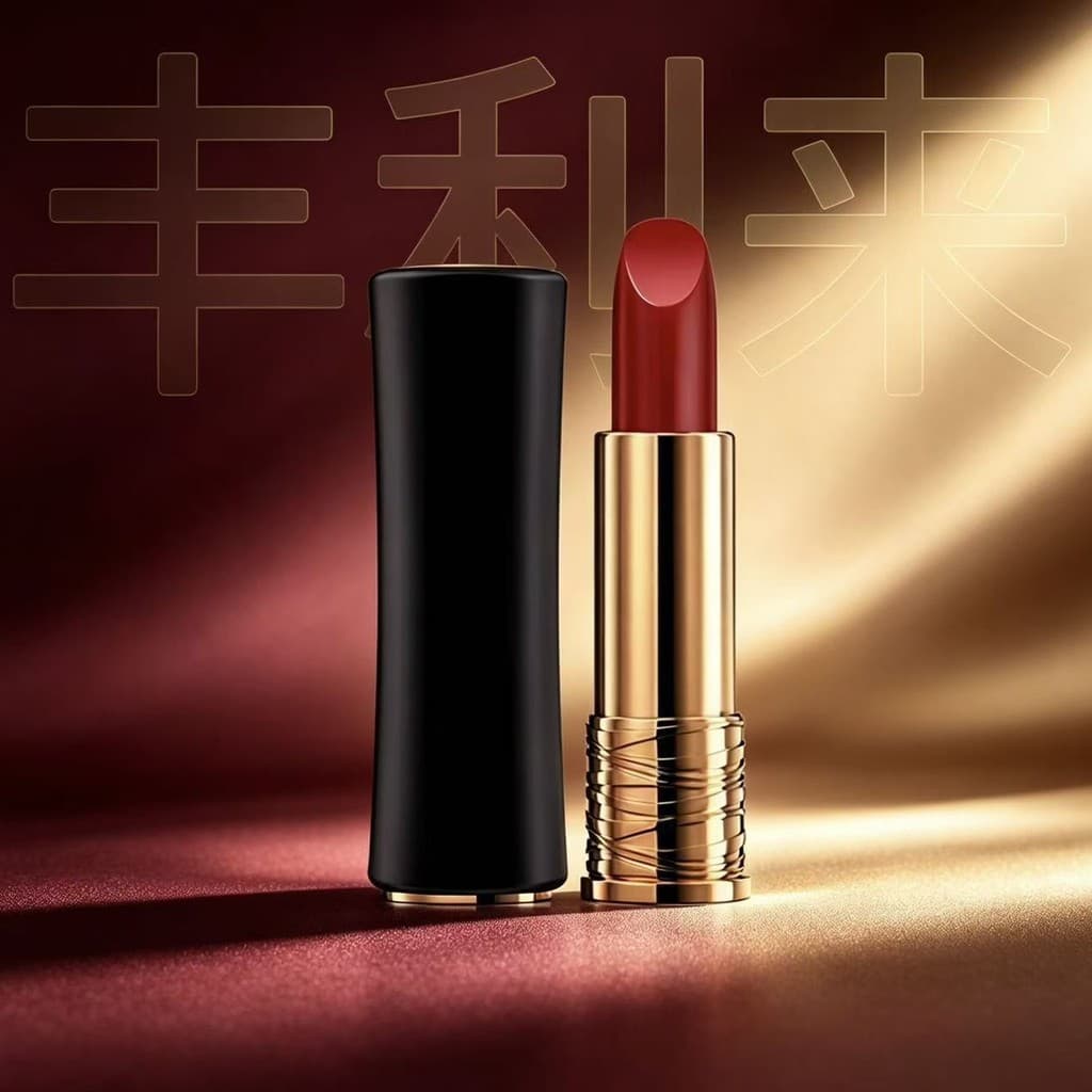 Batom francês Lanjia Pure Pink Gold Black Tube cintura pequena 196#持久滋润唇釉#274#296#唇膏