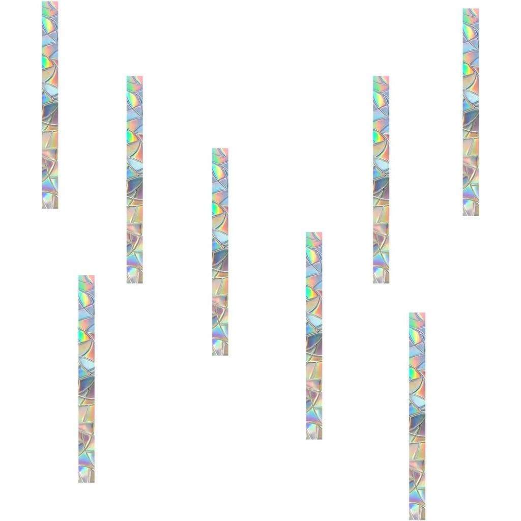 Adesivos de Janela para Proteger Pássaros de Colisões, Adesivos Anticolisão com Efeito Prisma, 50 Peças