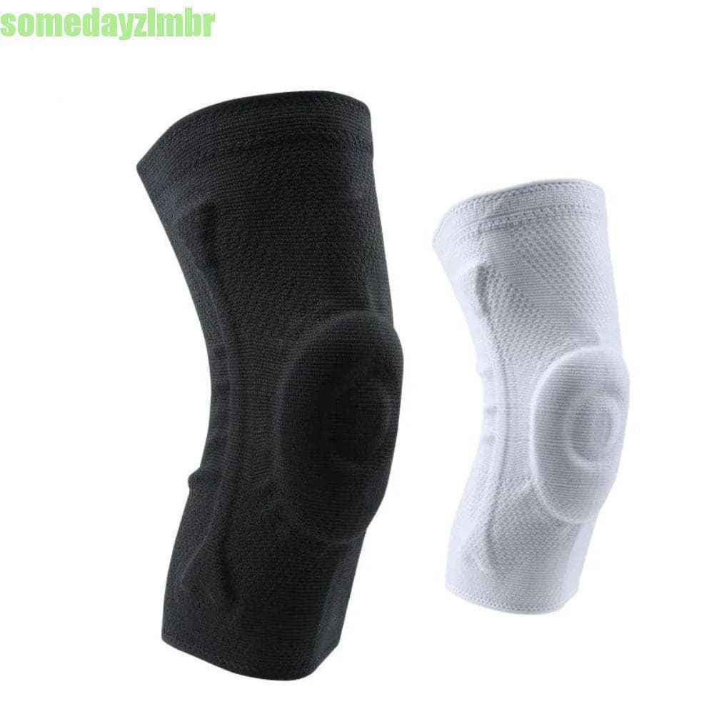 SOMEDAYZL0M Joelheira , Manga De Joelho Com Mola De Silicone , Joelheiras Elásticas De Segurança Esportiva