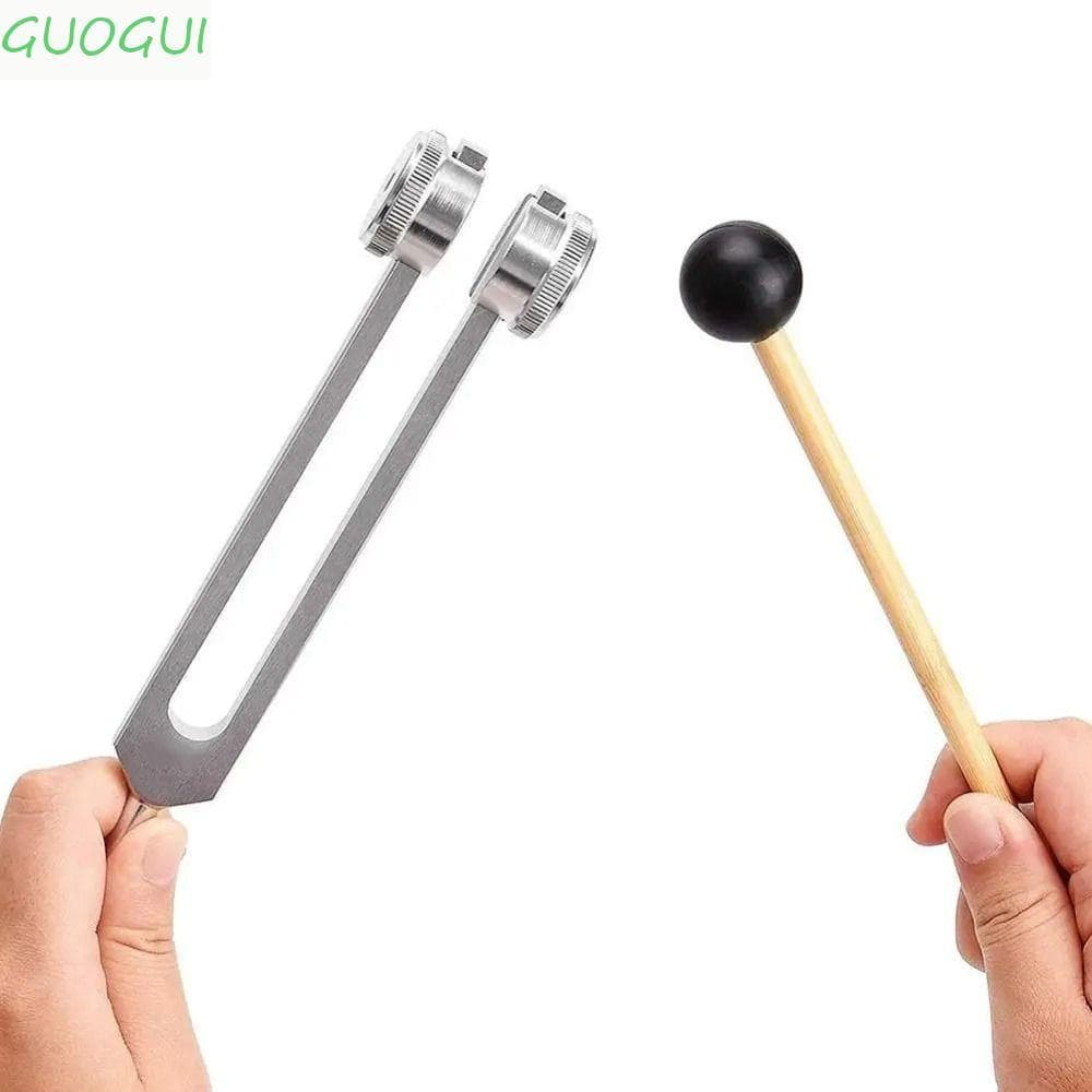Conjunto De Diapasão GUOGUI 128 Hz , Bioacústico De Alumínio Para Aliviar O Estresse , Ergonômico