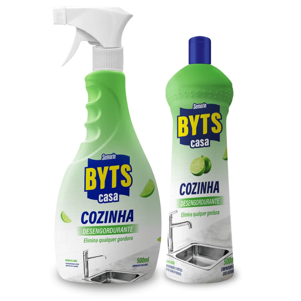 Cozinha Desengordurante 500ml - Limpeza Rápida e Eficaz