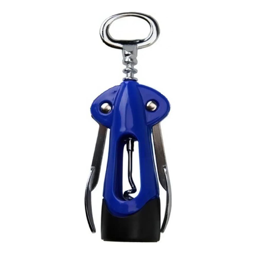 Abridor Saca Rolhas Tipo Borboleta Clássico Metal e Aço Inox