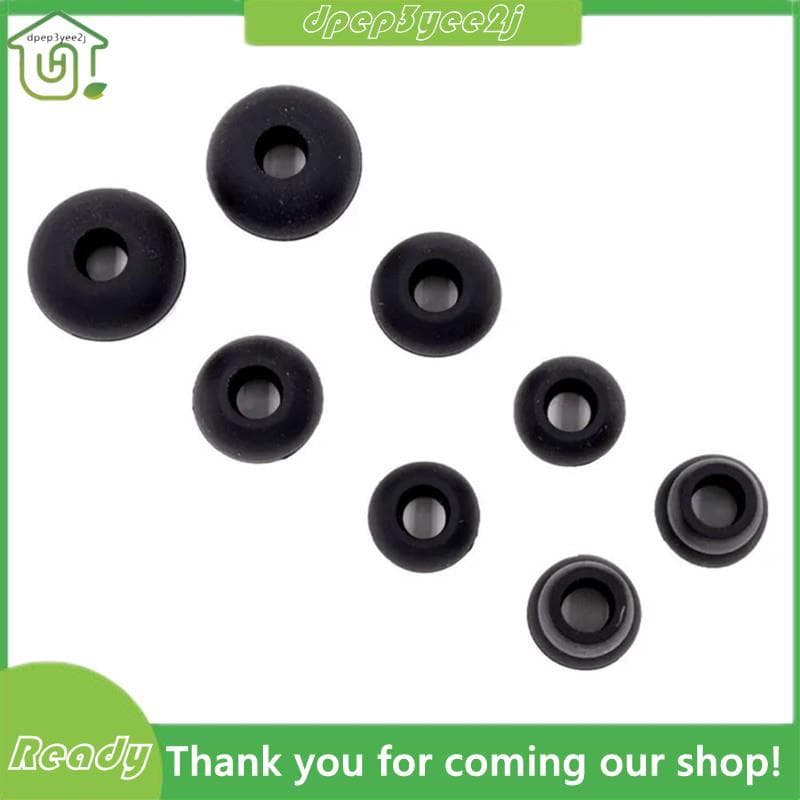 Para Pontas De Fone De Ouvido Tour , Substituição De Silicone , 8 Peças , Preto , Ajuste Perfeito Amantes De Música