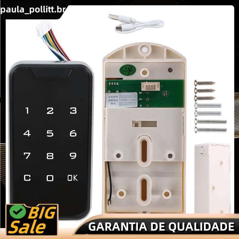 Fechadura Eletrônica Digital Para Porta , Impressão , Senha , Teclado Sem Chave