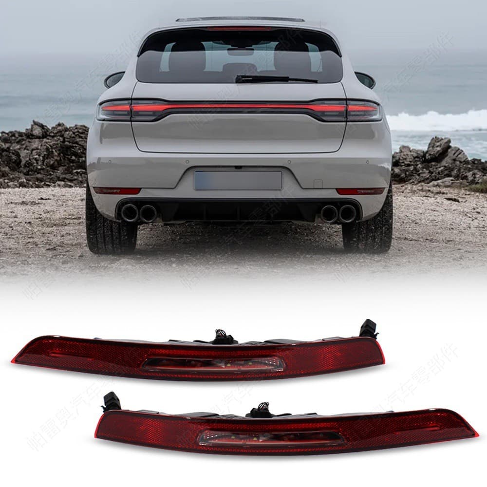 premium-Porsche Macan 2014-2021 Refletor De Para-Choque Traseiro Marcador Lateral Lâmpada De Sinal De Luz Especificação