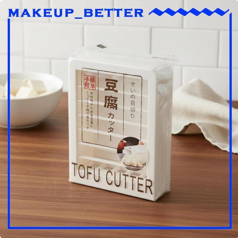 [Makeup_better] Cortador De Tofu Utensílio De Cozinha Fabricante De Cubos Rápidos Fatiador De Alimentos Para Coalhada De