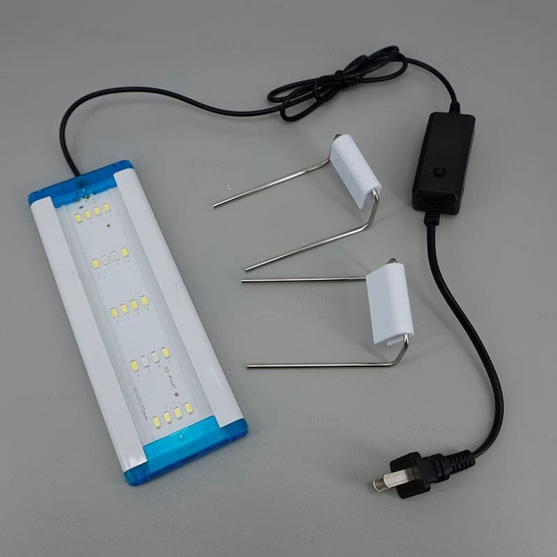 18cm/28cm/38cm Extensível LED Luz De Aquário 220V Super Fino À Prova Dwaterproof Água Clip-on Lâmpada Do Tanque De Peixe