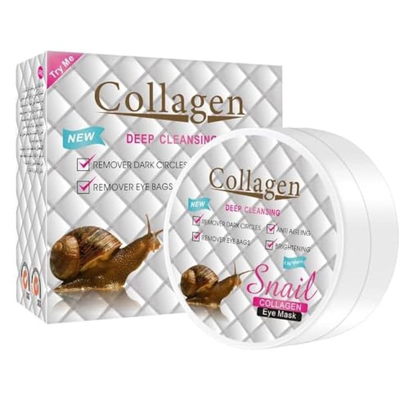 DISAAR Beauty Snail Collagen Eye Mask Patches-Limpeza Profunda , Antienvelhecimento Sob Almofadas Para Os Olhos Olheiras