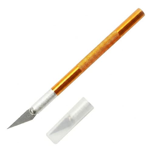 Estilete Precisão Rentai Profissional Bisturi +kit 5 Lâminas