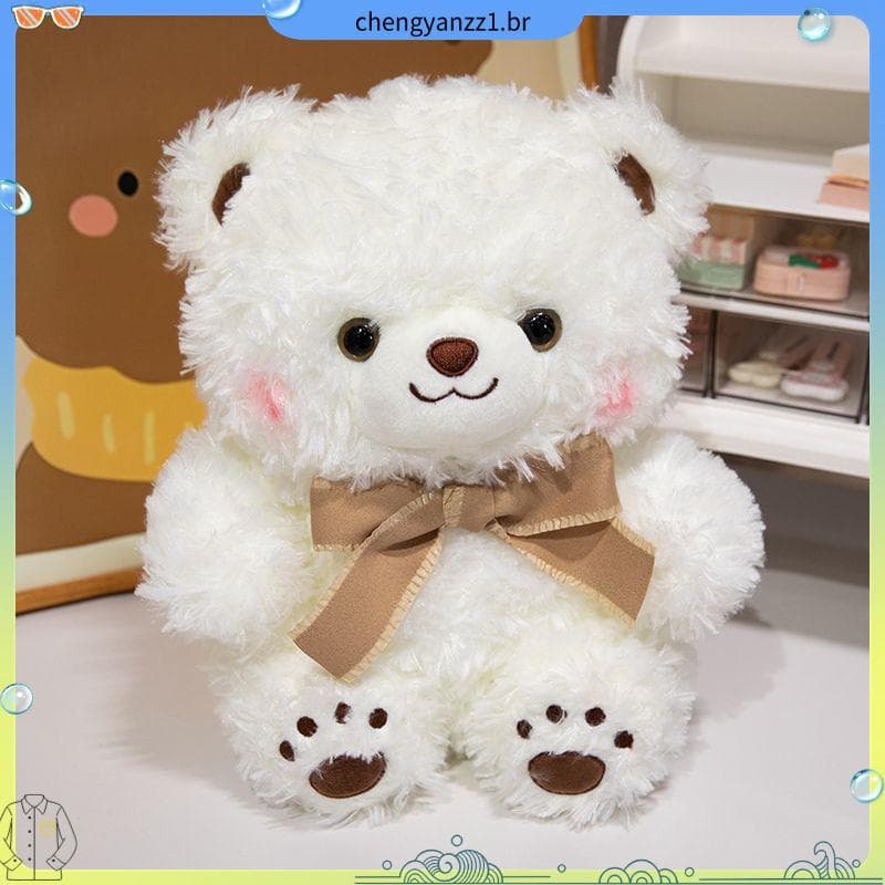 Urso brinquedo de pelúcia han han han urso boneca bonito urso de pelúcia boneca presente das crianças presente de format