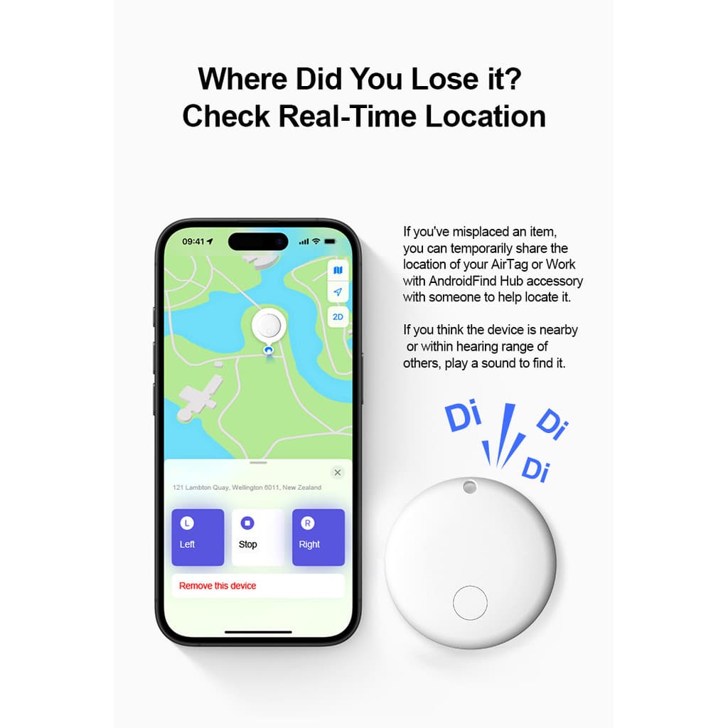 Mini Tag Rastreador GPS Para Android Google Find Hub Dispositivo De Rastreamento Localizador Global Inteligente