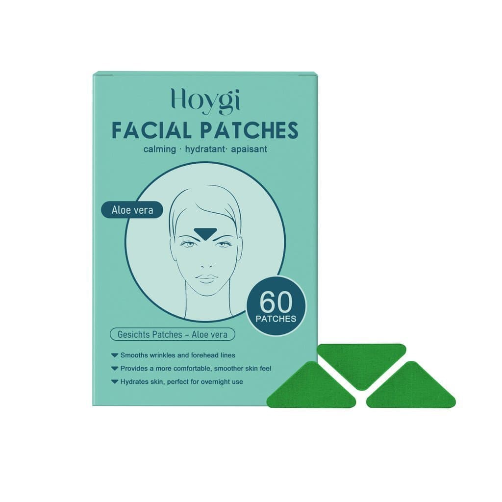 Patches Firmadores para a Testa com Aloe Vera Hoygi - Patch Hidratante e Umectante de Aloe Vera Verde para Reduzir Linha