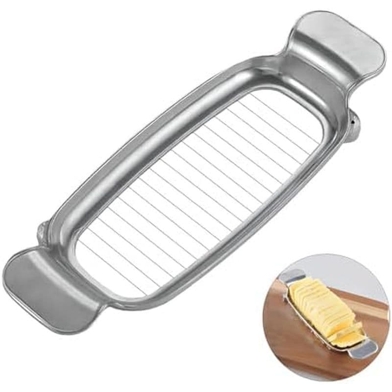 Cortador De Manteiga ADULLPONY , Cortadores De Queijo Para Bloco , Fatiador Quadrados , Aço Inoxidável