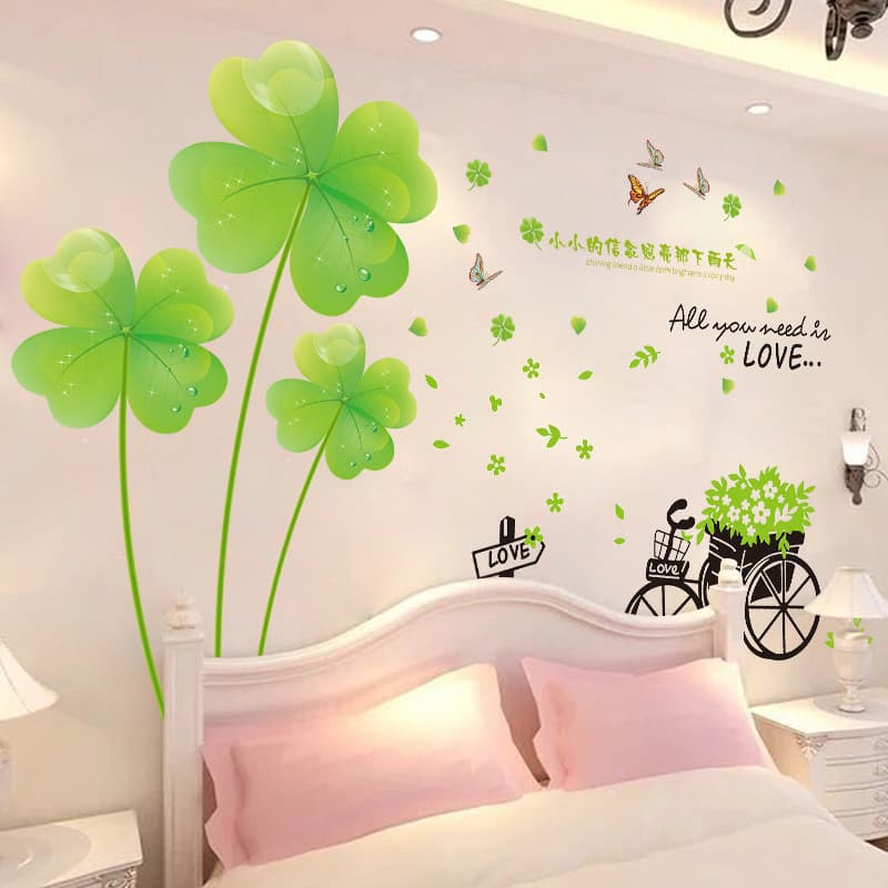 Decoração de parede de cabeceira 3d tridimensional adesivos de parede quarto fundo Layout adesivos de parede papel de pa