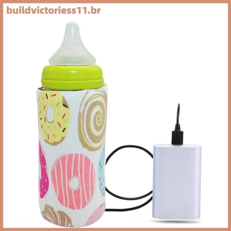 BDVT Aquecedor De Garrafas Portátil Para Viagem , Bebê , Crianças , Leite , Água , Capa USB , Bolsa Macia BR