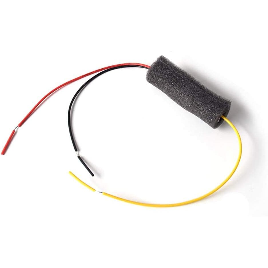 Filtro para Câmera de Ré Automotiva, Retificador de Energia 12V DC para Câmera de Ré Anti-Interferência, Filtro Retifica