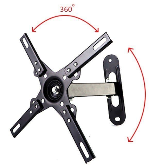 Suporte para TV de 14-42 polegadas, Suporte para Monitor LCD, Suporte Rotativo, Suporte para TV de Tela Plana 4R4L