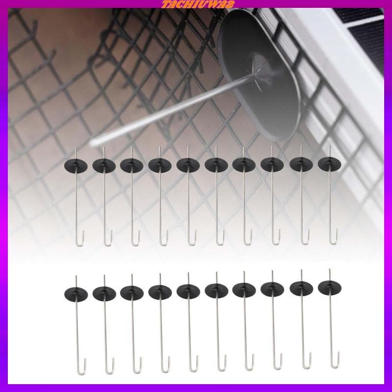 [Tachiuwa2] Clipes De Montagem Para Grades De Proteção De Pássaros Com Painel Solar Cercas À Prova De Esquilo