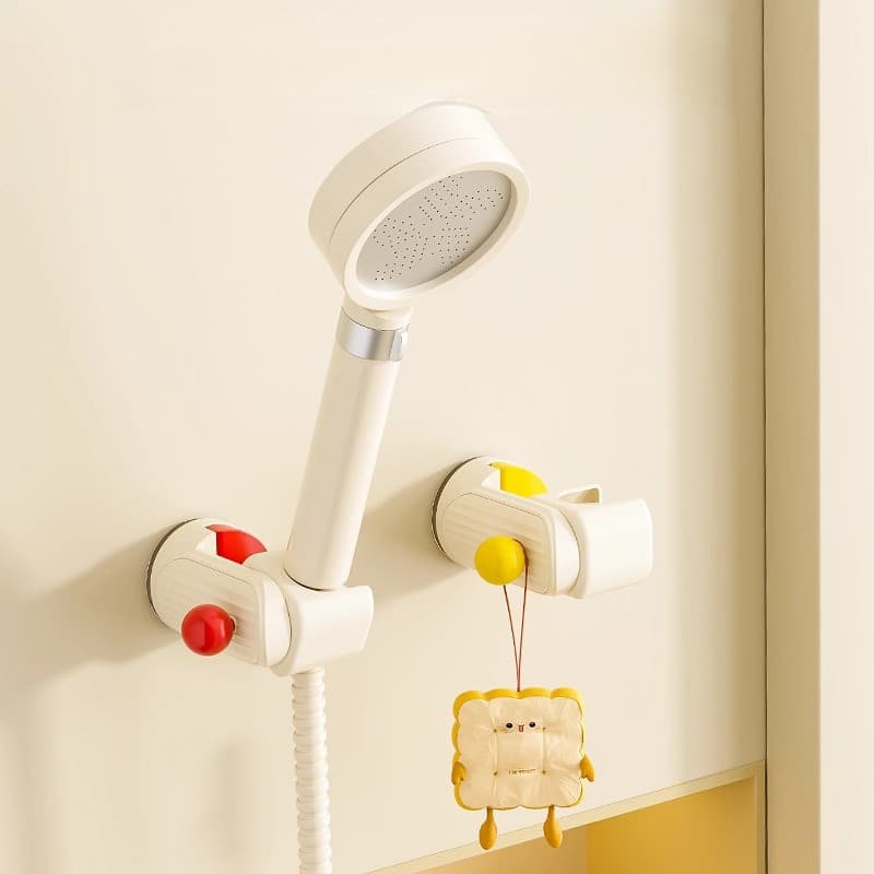 Suporte Universal para Chuveiro com Ventosa Sem Furos, Suporte Universal para Chuveiro de Rolo, Base para Aquecedor de B