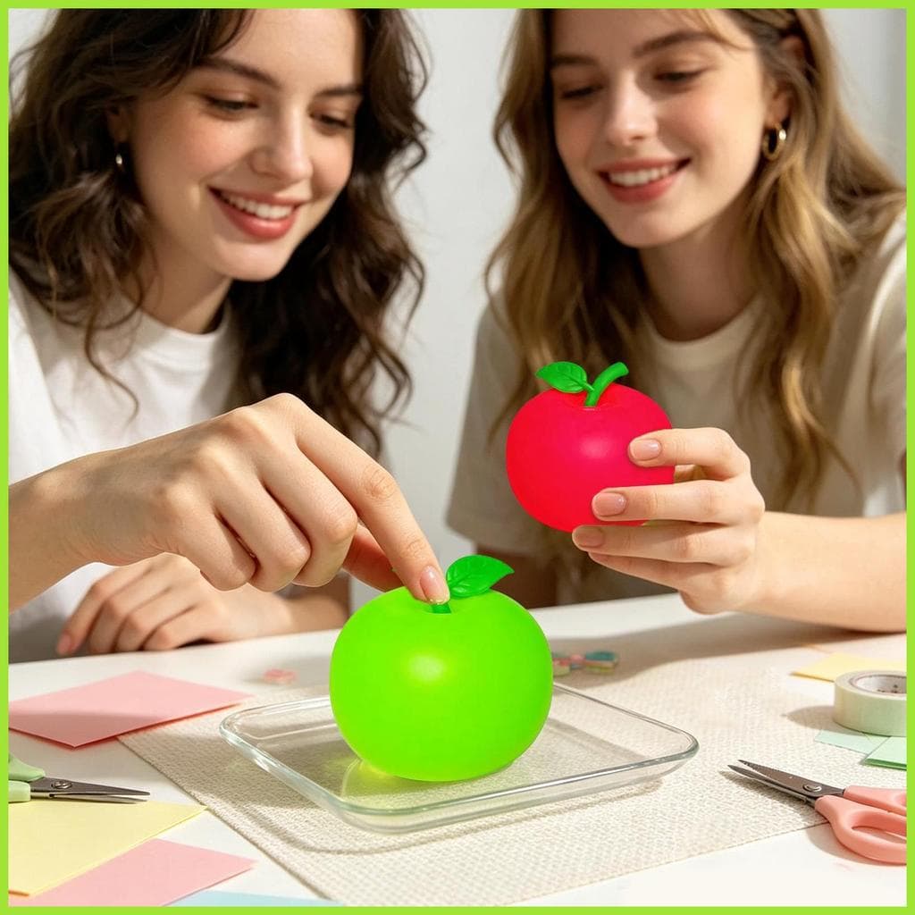 Brinquedos De Estresse Frutas Elásticas Engraçadas Acessórios De Mesa Decorativos Apertar Bolas De Inquietação Para Escr