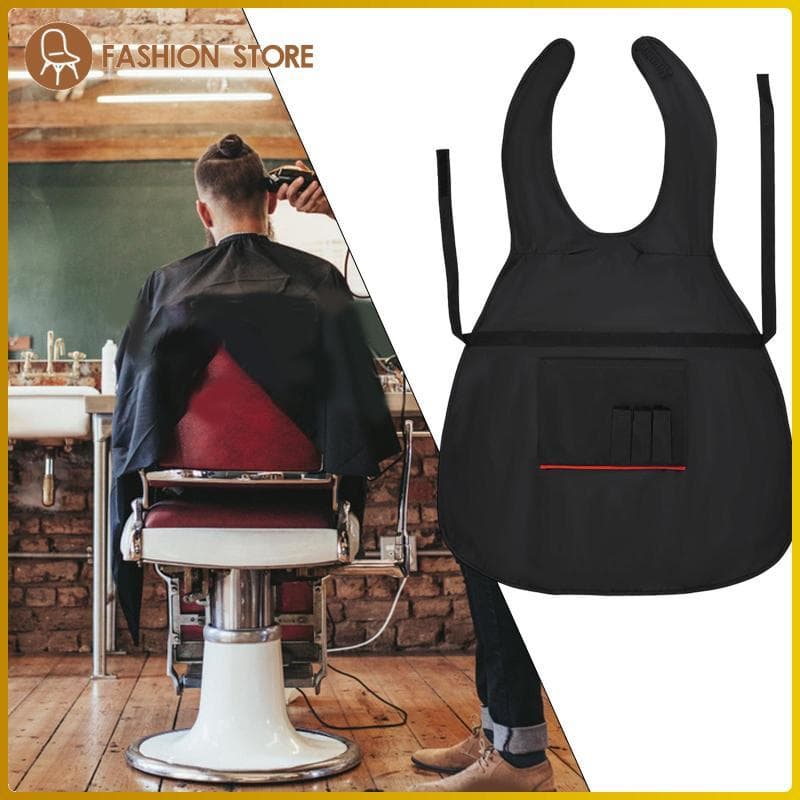 [Wishshopeelq] Avental De Barbeiro De Poliéster À Prova D'água , Acessórios De Salão De Cabeleireiro Com Vários Bolsos P