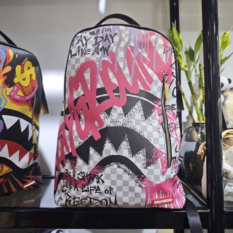 Moda Graffiti mochila na moda mochila grande capacidade Street Wear saco escolar