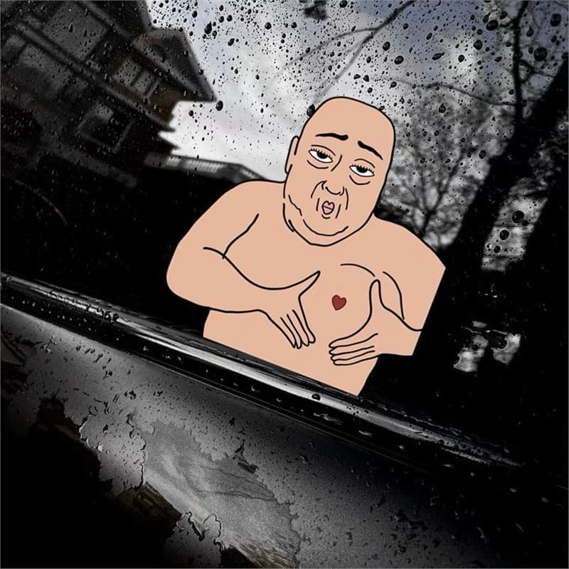 Adesivos engraçados e peculiares para motocicletas, adesivos divertidos para carros, adesivos criativos e personalizados