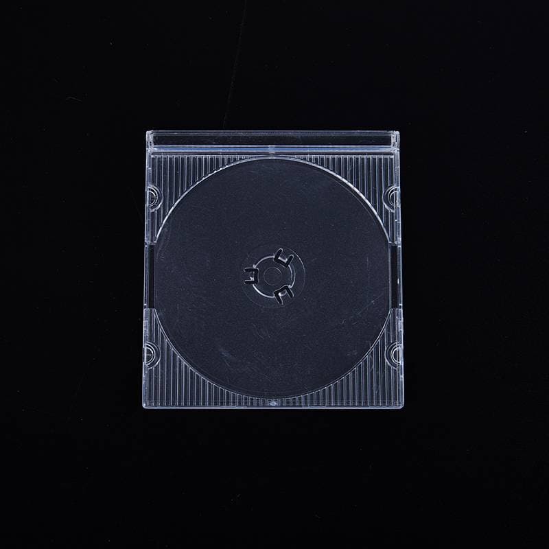 [Dhiint] 5/10pcs Caixas De Armazenamento De Disco Único Padrão Doméstico Caixa De DVD CD Vazia De Plástico Transparente