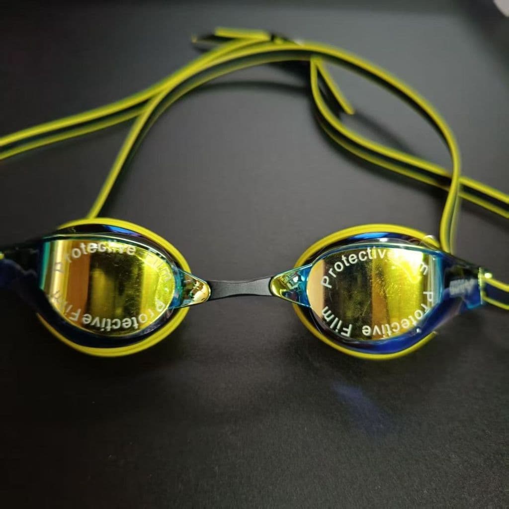 Óculos de natação galvanoplastia pequeno quadro óculos de natação touca comércio exterior à prova dwaterproof água Anti-