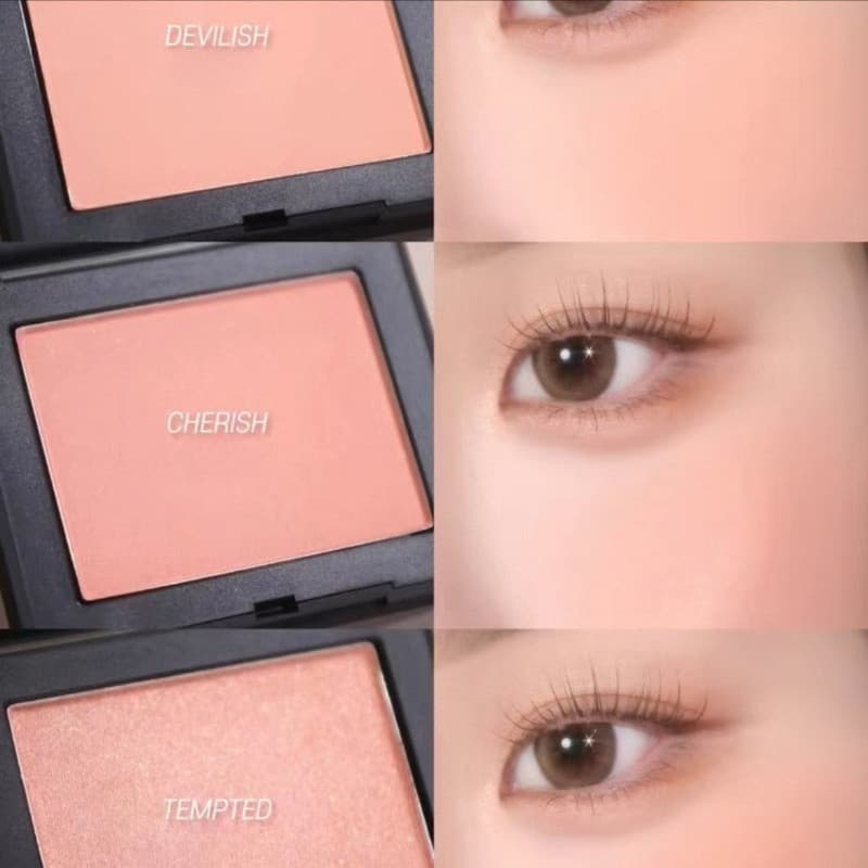 Novo Na s . Pó Blush Amostra Névoa Suave Cor Duradoura Mate 4.8g # SLOW Queimar TEMPTED CHERISH PLEASE ME DEVILISH MADLY