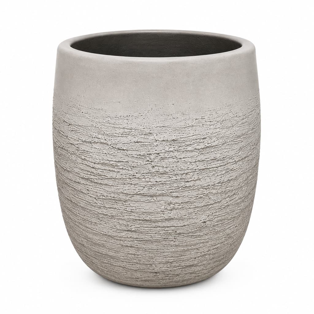 Vaso Biomas 45 Mármore Japi Garden 60L | Vaso Grande Texturizado para Plantas Interno e Externo