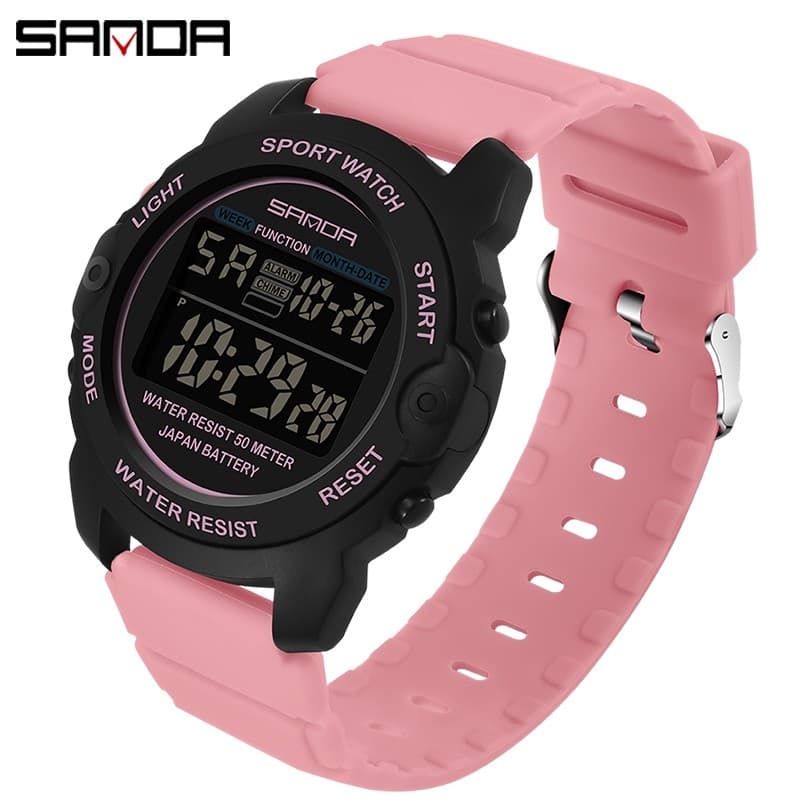 Sanda Sports Watch Mulheres À Prova D'água Multifuncional Relógio De Pulso Feminino