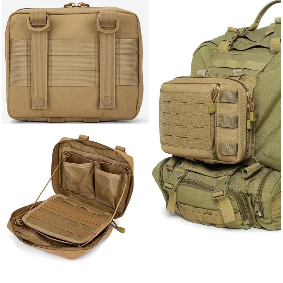 Bolsa Organizadora MOLLE EDC EMT Com Corte A Laser Multiuso , De Transporte Modular Para Armazenamento De Ferramentas Ao