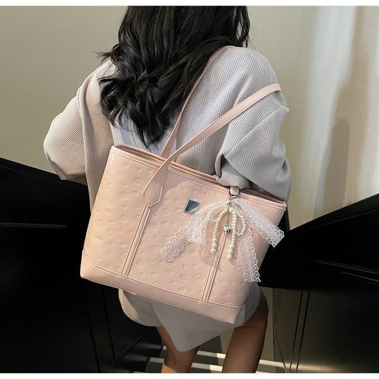 Bolsa de viagem feminina de grande capacidade 2025 novo estilo na moda bolsa de ombro estudantes universitários All-Matc