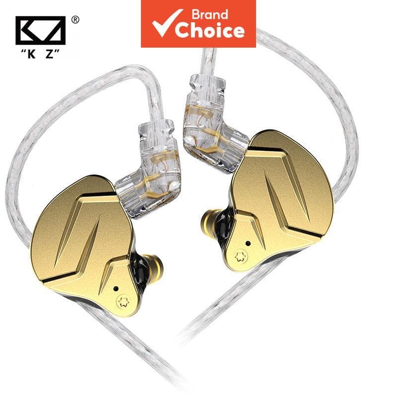 KZ ZSN PRO X Fones De Ouvido Dual Driver 1BA + 1DD De Metal Híbrido HiFi Monitor Intra-Auricular Destacável Cabo De 2 Pi